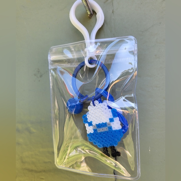 Handmade QSMP Perler Bead Eggs Keychain, Backpack Charm - Picture 7 of 14